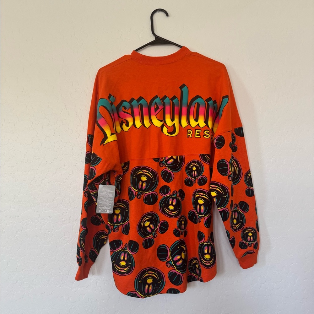 Disney Parks Halloween Disneyland Spirit Jersey Mickey Mouse Pumpkin small - Picture 5 of 7